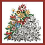 Zenbroidery Embroidery Kit, Christmas Tree 4025/4033