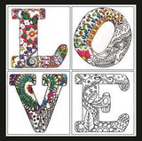 Zenbroidery Embroidery Kit, Love 4038/4060