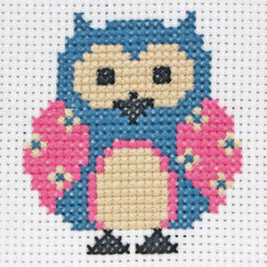 Zoe Owl Beginners Cross Stitch Kit, Anchor 1st Kit 10001