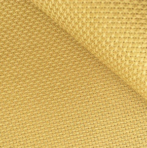 Aida 14 count Cotton Fabric, Zweigart 14ct Aida, PER METER - Dark Maize