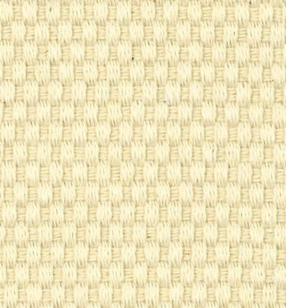 Zweigart Domino Fabric, Huck, Swedish Weaving 5ct FAT QUARTER Cream 53