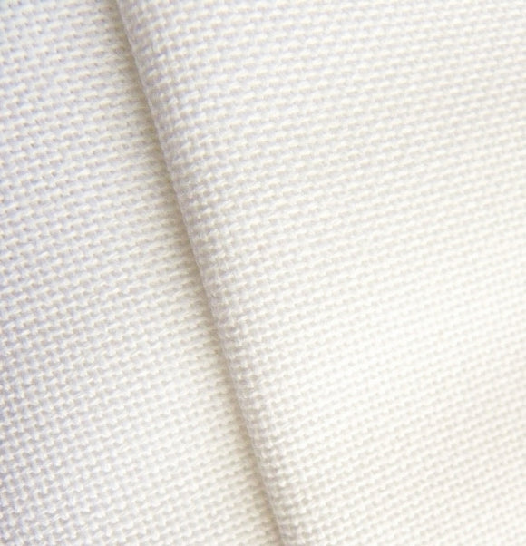 Zweigart Lugana Evenweave Fabric, 25 count FAT QUARTER -White 100
