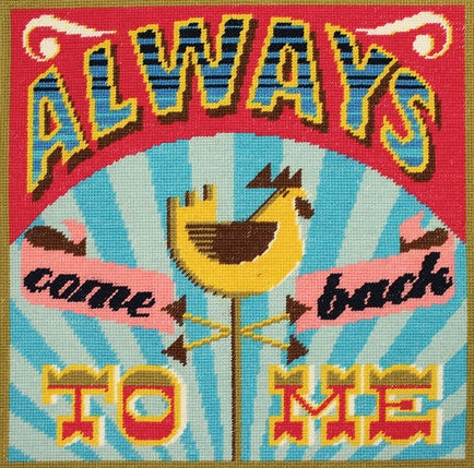 Always Come Back To Me Tapestry Kit, Emily Peacock Needlepoint, C118K