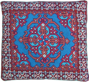 Anatolian Kelim Tapestry Kit, Needlepoint Kit, The Fei Collection