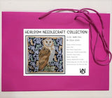 Barn Owl Tapestry Needlepoint Kit, Heirloom Needlecraft