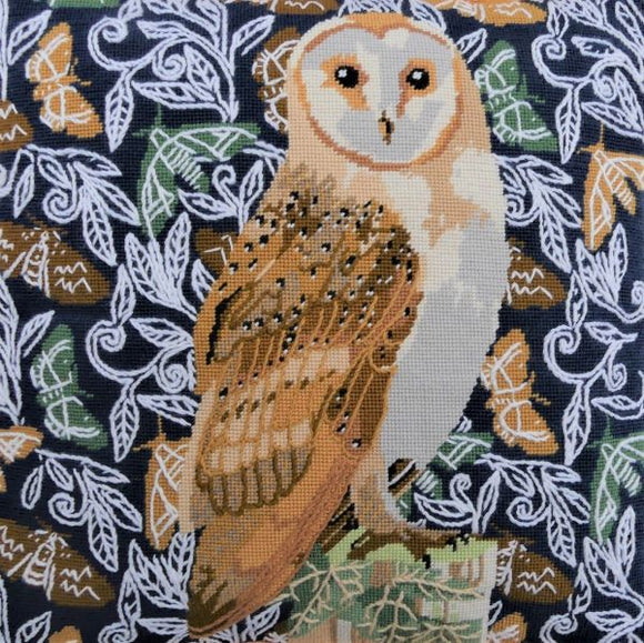 Barn Owl Tapestry Needlepoint Kit, Celia Lewis