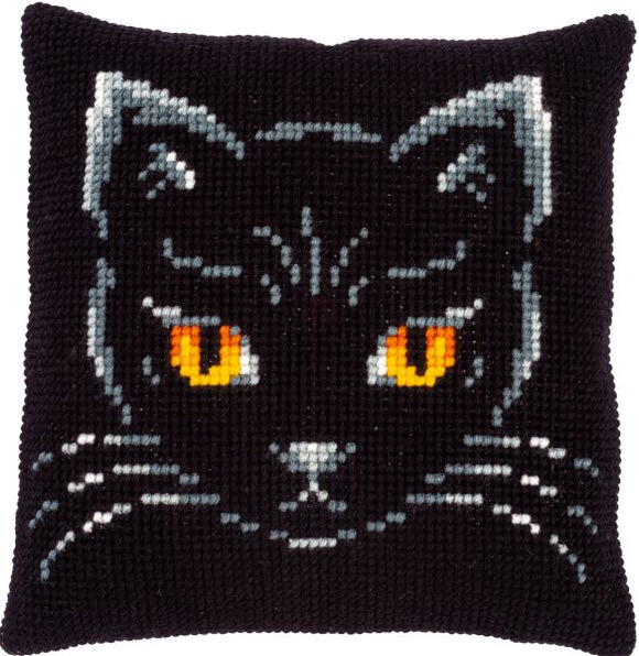 Black Cat CROSS Stitch Tapestry Kit, Vervaco PN-0171086