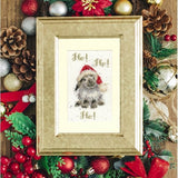 Ho! Ho! Ho! Christmas Card Cross Stitch Kit, Bothy Threads XMAS49