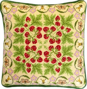 Strawberry Patch Tapestry Kit, Needlepoint Kit Bothy Threads TAP3