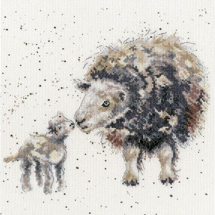 Cross Stitch Kit Ewe and Me, Hannah Dale Wrendale Designs XHD47