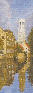 Bruges Cross Stitch Kit, John Clayton Internationals, Heritage Crafts