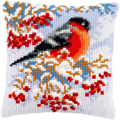 Bullfinch in Winter CROSS Stitch Tapestry Kit, Vervaco pn-0188511