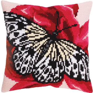 Butterfly Graphic I CROSS Stitch Tapestry Kit, Collection D'Art CD5310