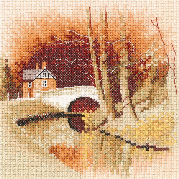 By the Canal Counted Cross Stitch Kit, Heritage Crafts, John Clayton