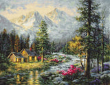 Campers Cabin Cross Stitch Kit, Luca-s B610 (Large)