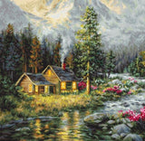 Campers Cabin Cross Stitch Kit, Luca-s B610 (Large)