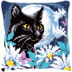 Cat in the Night CROSS Stitch Tapestry Kit, Vervaco pn-0148218