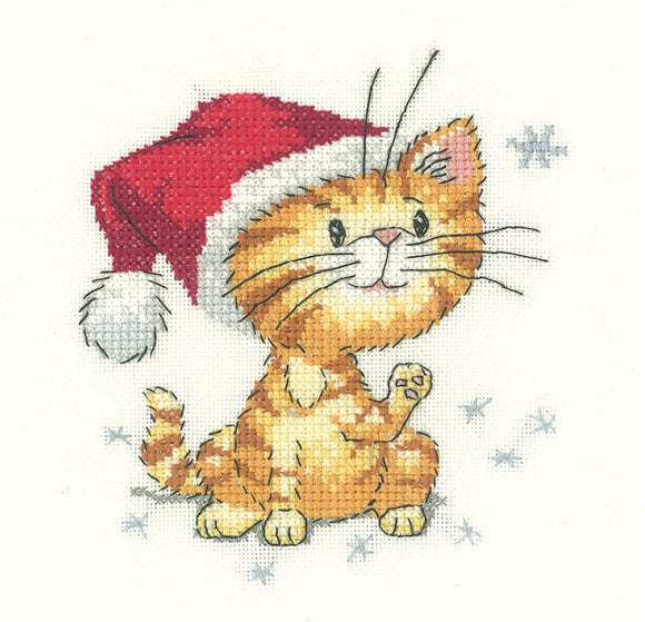Catching Snowflakes Counted Cross Stitch Kit, Heritage Crafts -Peter Underhill