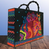 Laurel Burch Cats Tote Bag Tapestry Kit, COUNTED Plastic Canvas Work