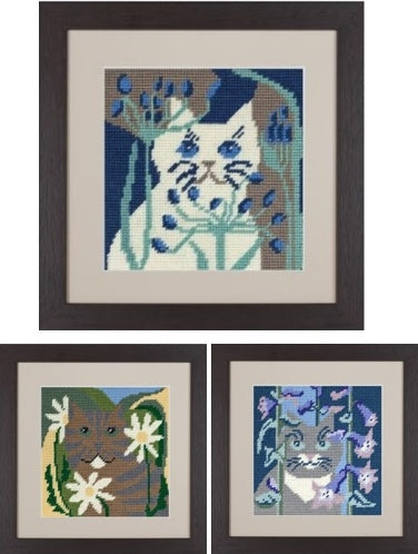 Cats Tapestry Picture Kits, Cleopatra's Needle - Set of 3