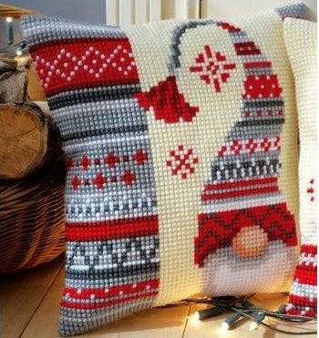 Christmas Elf CROSS Stitch Tapestry Kit, Vervaco pn-0156878