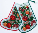 Christmas Garland Stocking Tapestry Needlepoint Kit, One Off Needlework