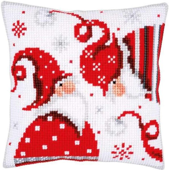 Christmas Gnomes CROSS Stitch Tapestry Kit, Vervaco PN-0164610