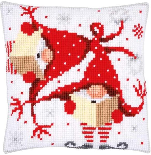 Christmas Gnomes CROSS Stitch Tapestry Kit, Vervaco PN-0164611