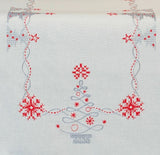 Christmas Trees Runner PRINTED Cross Stitch Kit, Embroidery Vervaco PN-0167023