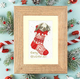 Cosy Christmas Card Cross Stitch Kit, Bothy Threads XMAS57