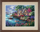 Cottage Cove Tapestry Needlepoint Kit, Dimensions D12155