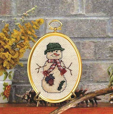 Country Snowman Cross Stitch Kit, Janlynn 021-1796