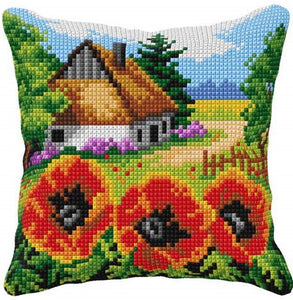 Countryside Poppies CROSS Stitch Tapestry Kit, Orchidea ORC.99020