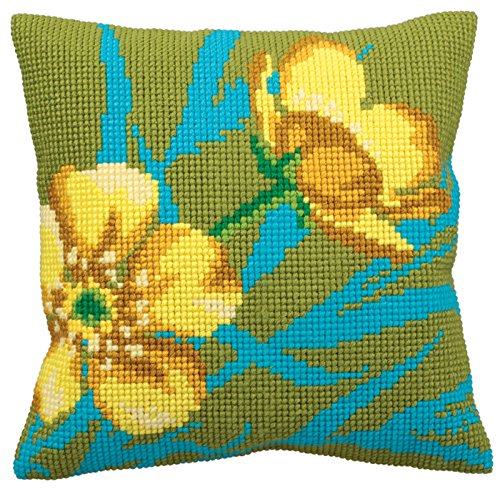 Golden Button CROSS Stitch Tapestry Kit, Collection D'Art CD5138
