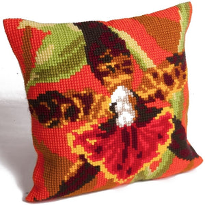 Tiger Orchid CROSS Stitch Tapestry Kit, Collection D'Art CD5001