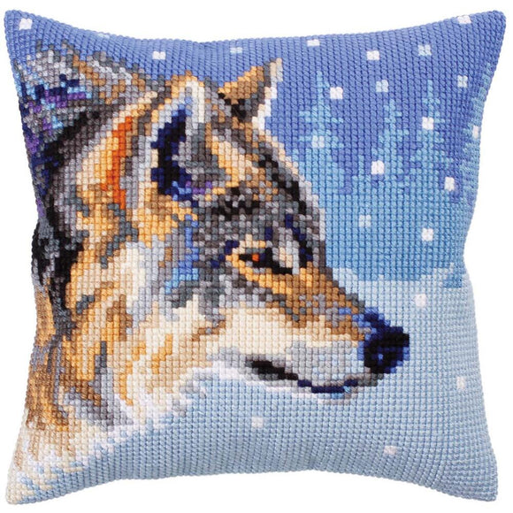Winter Wolf CROSS Stitch Tapestry Kit, Collection D'Art CD5303