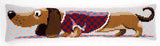 Dachshund CROSS Stitch Tapestry Kit Draught Excluder, Vervaco PN-0150030