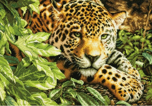 Leopard in Repose Counted Cross Stitch Kit, Dimensions D70-35300