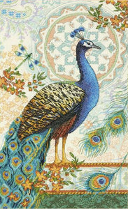 Royal Peacock Counted Cross Stitch Kit, Dimensions D70-35339