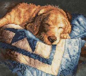 Snooze PRINTED Cross Stitch Kit, Dimensions D03220