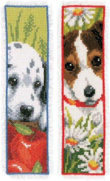 Dogs Bookmarks Cross Stitch Kit, Vervaco PN-0147092