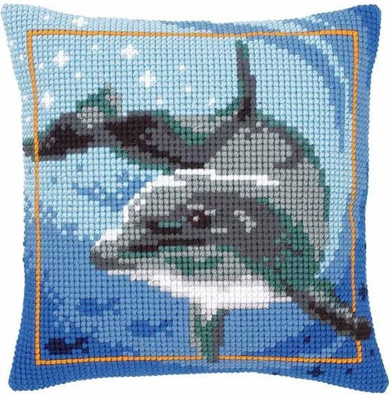 Dolphin CROSS Stitch Tapestry Kit, Vervaco PN-0021528