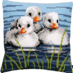 Ducklings in the Water CROSS Stitch Tapestry Kit, Vervaco PN-0155206