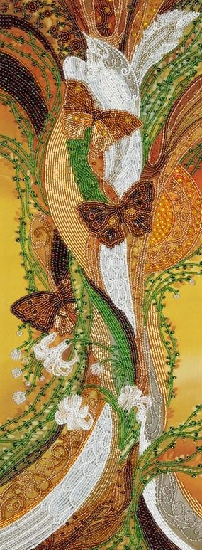 Fabulous Birds Bead Embroidery Kit, Bead Work Kit VDV, TN-0598