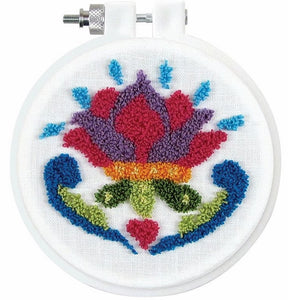 Punch Needle Kit, Flower Punch Needle Embroidery Starter Kit 221
