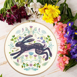 Folk Hare Embroidery Kit, Bothy Threads
