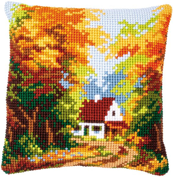 Forest House CROSS Stitch Tapestry Kit, Vervaco PN-0146247