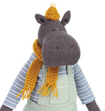 Franco the Hippo Doll Soft Toy Making Kit, Miadolla TT-0280