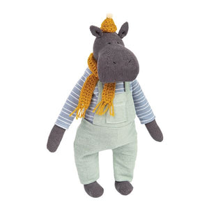 Franco the Hippo Doll Soft Toy Making Kit, Miadolla TT-0280