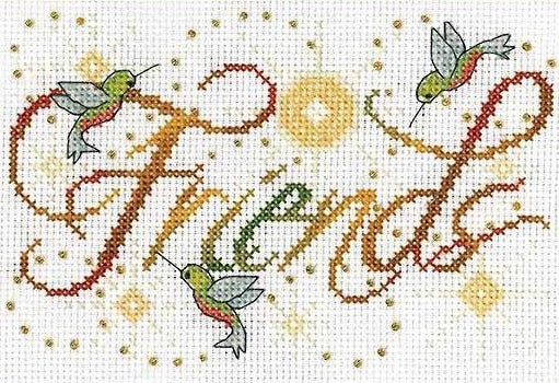 Friends Cross Stitch Kit, Design Works 2876